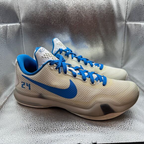 Size 11 Nike Kobe X TB Royal Blue‎ White Mens Basketball Shoes 777411-981